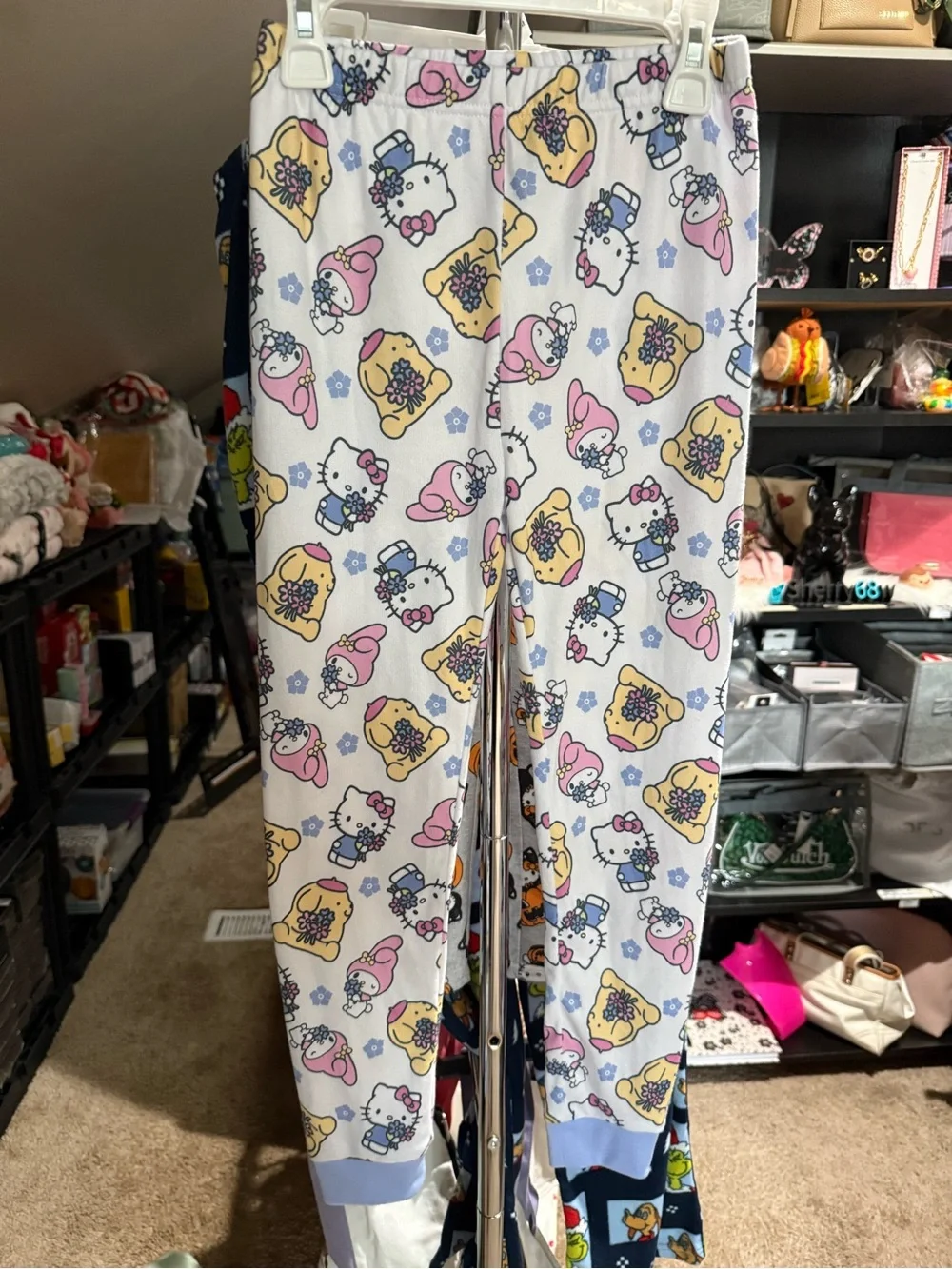 Hello Kitty Pastel Character Lounge Pants Size 8